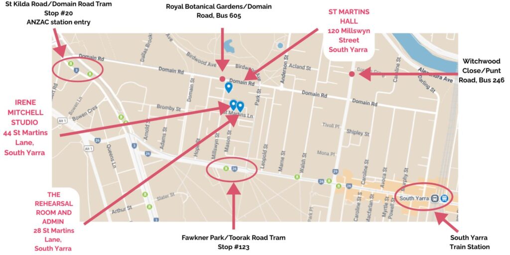 This is a picture of a map with points circled and labelled.